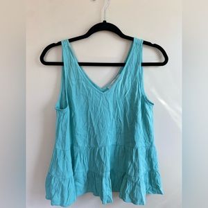 Flowey Loft turquoise tank top tunic